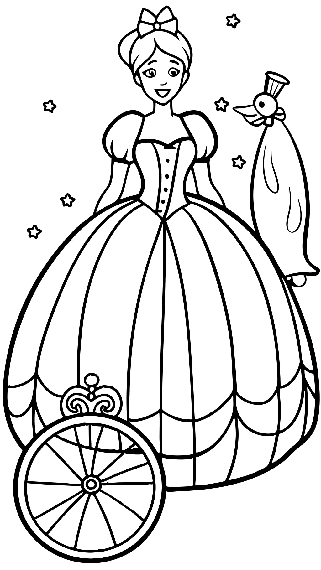 disney princess cinderella coloring pages